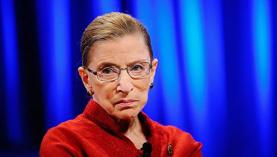 美国最高法院大法官Ruth Bader Ginsburg 图片来源：视觉中国