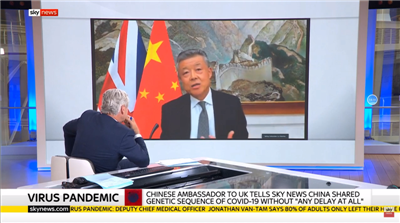 图片泉源:中国驻英国大使馆网站