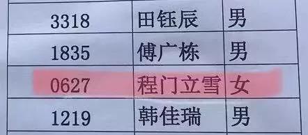 有一些名字很搞笑