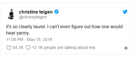 名模克莉茜·泰根（Chrissy Teigen）在社交媒体上引领了两派之争