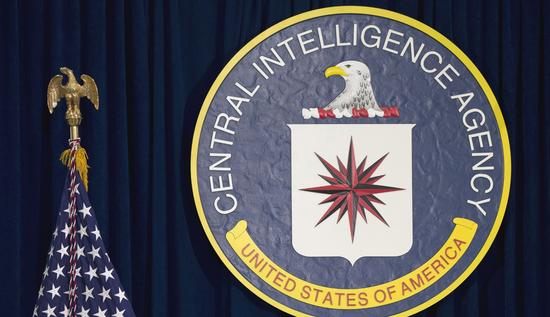 中央情报局标志。（美联社资料图）