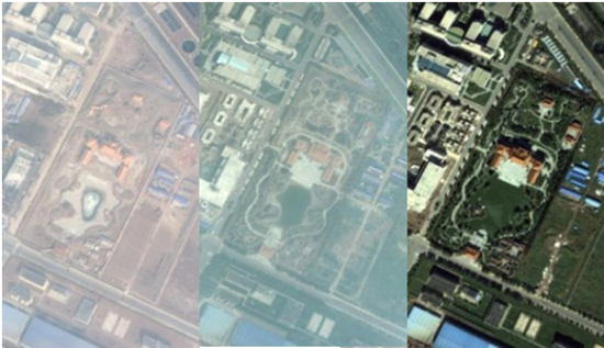 据此可知,华堂的建成时间在2011至2012年之间。
