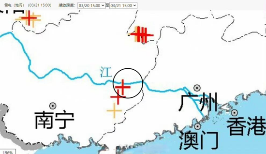 地闪监测图
