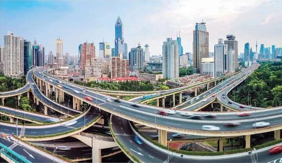▲中国庞大的基础设施建设规模举世瞩目。