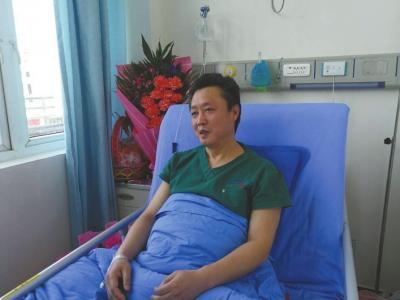廖晓波医生经抢救后病情稳定。