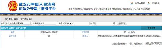 武汉中院司法公开网上服务平台上显示的案件信息，该案被告包括刘若英