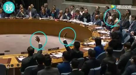 中国、玻利维亚、俄罗斯代表举手投赞成票