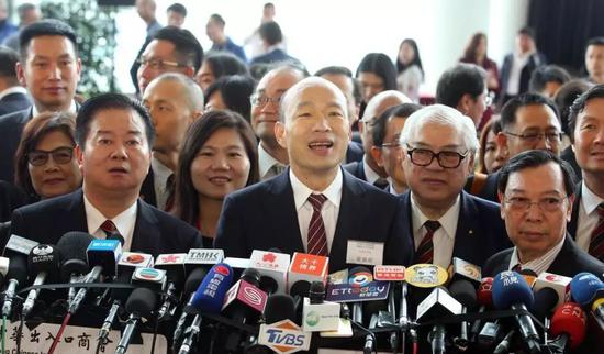 韩国瑜访港首日 斩获24.7亿新台币订单(图)