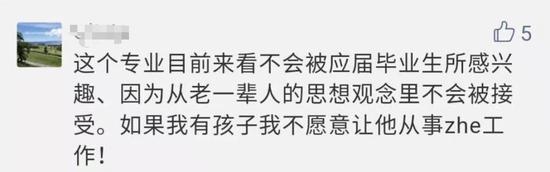 也有人看好这个专业的未来: