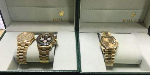 ■万某花300元买到的劳力士手表(摄影:吴艺璇)