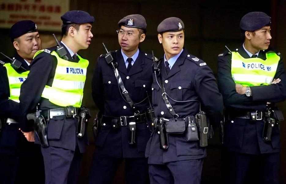 资料图:香港警察。