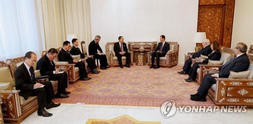 叙利亚总统4日会见朝鲜外相(韩联社)