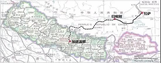 点击查看大图 跨境铁路示意图 实线部分已建成