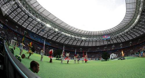 世界杯决赛举办地——莫斯科卢日尼基体育场