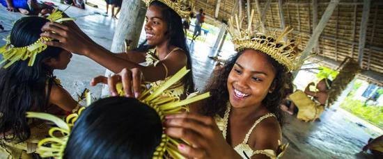 基里巴斯民众。图片来源：基里巴斯国家旅游局办公室