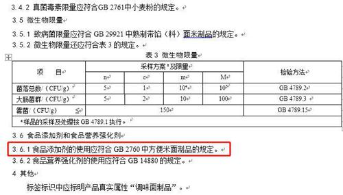 来源：食品安全国家标准调味面制品（征求意见稿）