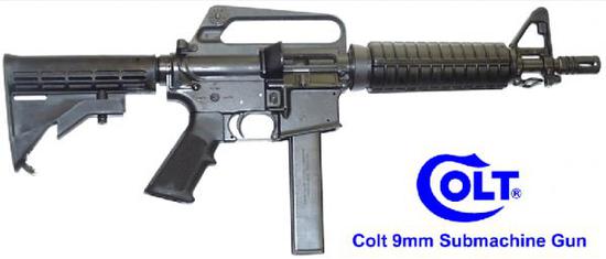图为科尔特公司参与美陆军冲锋枪竞标的枪型