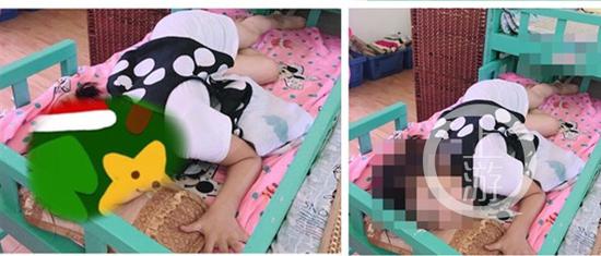 ▲左为被冒用的女童图像,右为女童微博上发布的原始图片(有裁剪)。