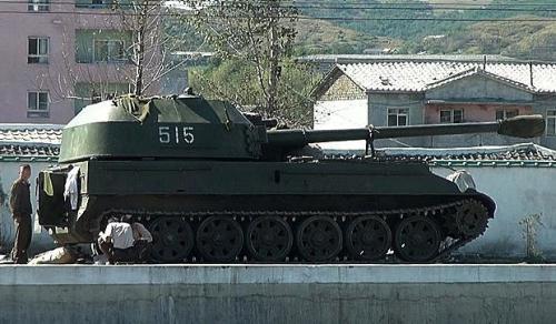 游客拍摄到的中朝边境附近的M1992基本型。