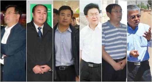  从左至右：武文元、薄连根、陈文库、侯凤岐、齐国芳、何永林