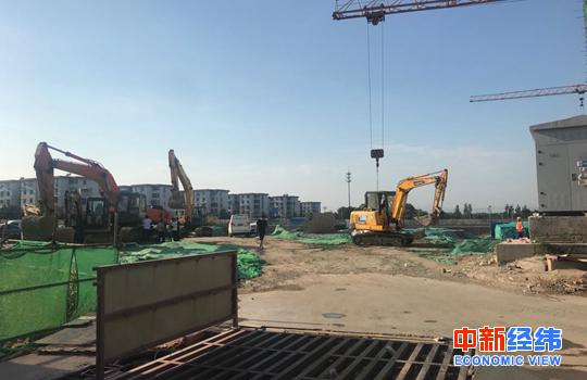 资料图:北京海淀区一工地。中新经纬 薛宇飞 摄