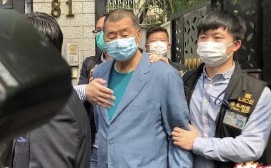 今年4月18日,黎智英被香港警方拘捕。