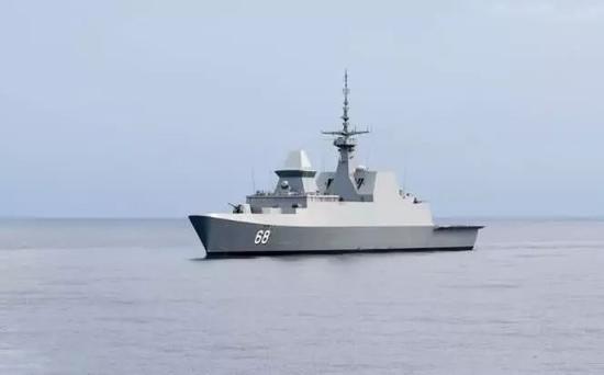 資料圖:新加坡海軍“可畏”號護衛艦