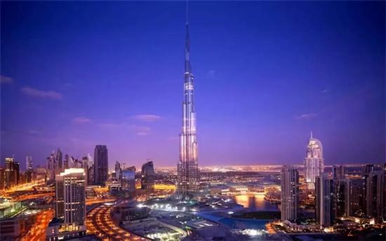 阿联酋迪拜的哈利法塔