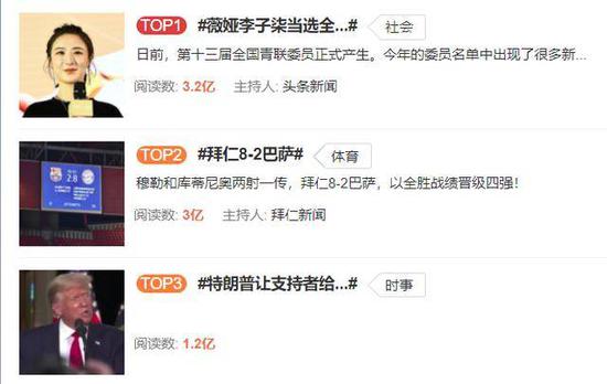 (图说:薇娅李子柒当选全国青联委员的话题一度冲上热搜)