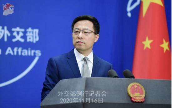 台“驻美代表”致电拜登外交顾问“祝贺当选” 外交部表态