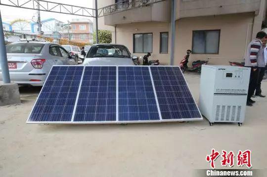▲资料图片:2018年1月,中国向尼泊尔赠送32000余套太阳能户用光伏发电系统。