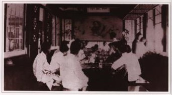 1921年8月6日，觉悟社与北京少年中国学会等四个进步团体在北京陶然亭慈悲庵集会 