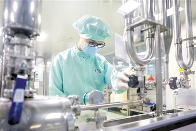 铭康生物生产车间。广报全媒体记者苏俊杰摄