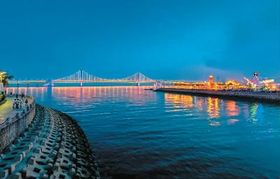天津滨海夜景