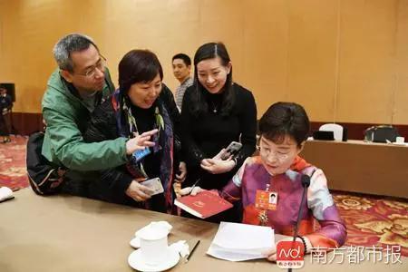 樊芸在今年两会上海团全团会上。