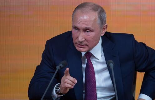 俄民调机构全俄舆论研究中心最新民调结果显示，普京的支持率为69.5%。（资料图）