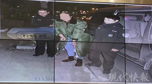 △犯罪嫌疑人落网。林清智 摄