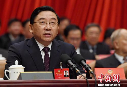 资料图:全国人大代表、中共福建省委书记、省人大常委会主任于伟国。中新社记者 张斌 摄