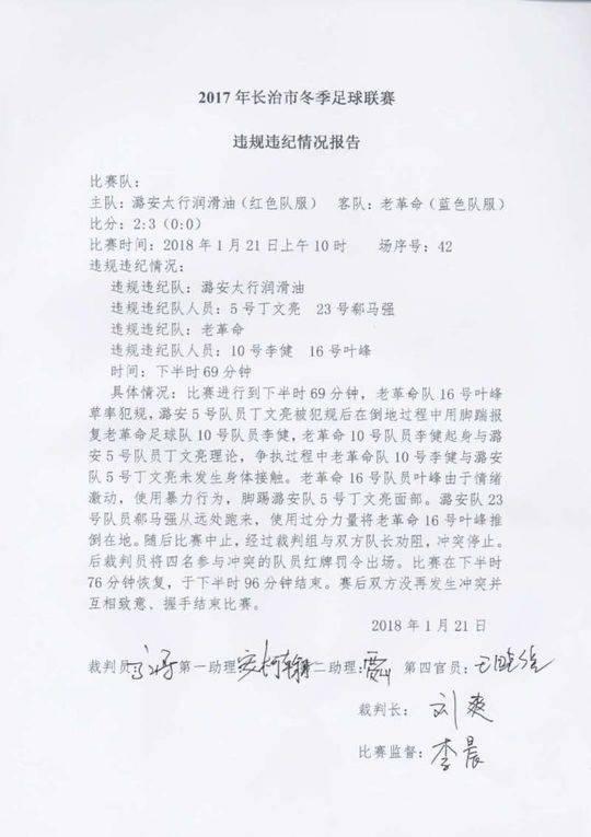 封面新闻:山西长治足协主席赛场打人：主席停职 副主席辞职