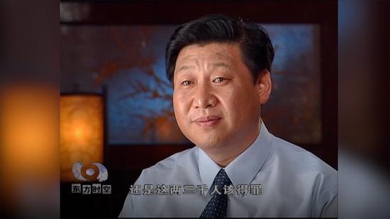 Xi commented on this when interviewed in 2003: