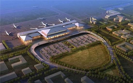 浙江普陀山机场效果图