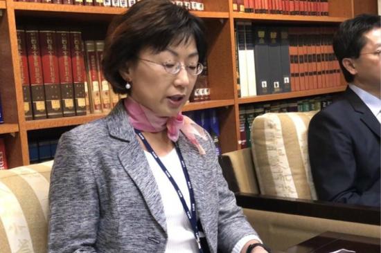 图为台外事部门“亚非司副司长”罗静如。(图片来源:台媒)
