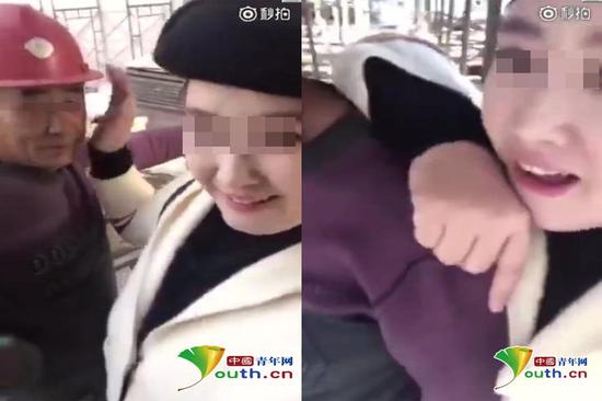 北京时间:网红女主播在工地大尺度挑逗建筑工人 遭网友怒怼