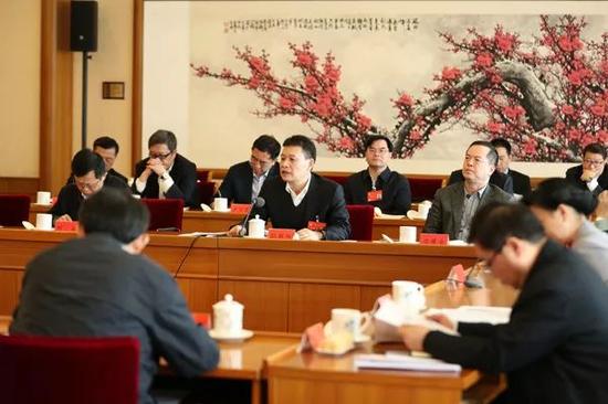与会人员发言