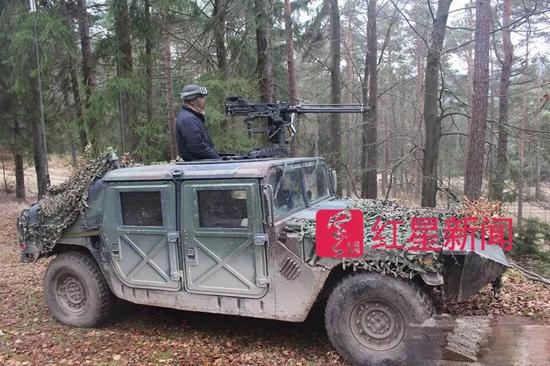 ▲实战演习中受访者供图