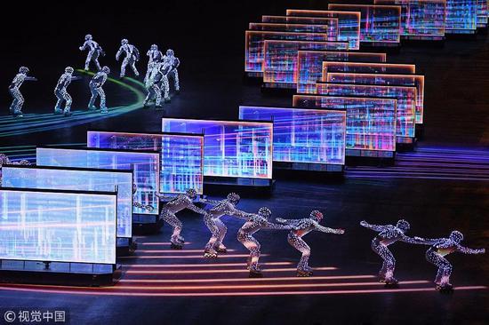 昨晚没看够 北京8分钟原来用了这么多高科技