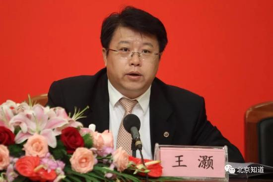 朝阳区长王灏。新京报记者 吴江 摄