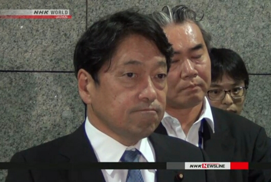 1519975741703795.png 日本防卫大臣小野寺五典(NHK)