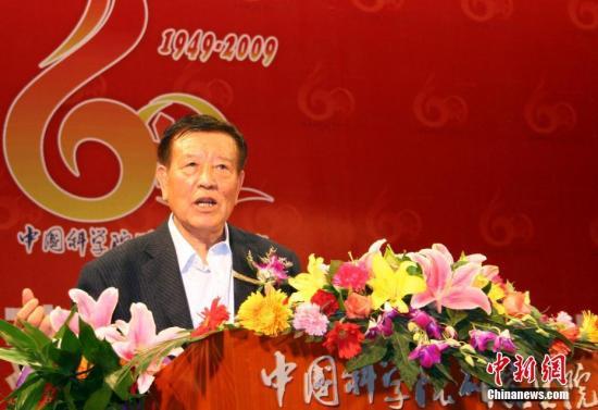 赵忠贤。 (资料图)中新社发 孙自法 摄