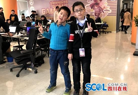 北京时间:成都00后放大招 9岁小学生现身全球游戏创作节